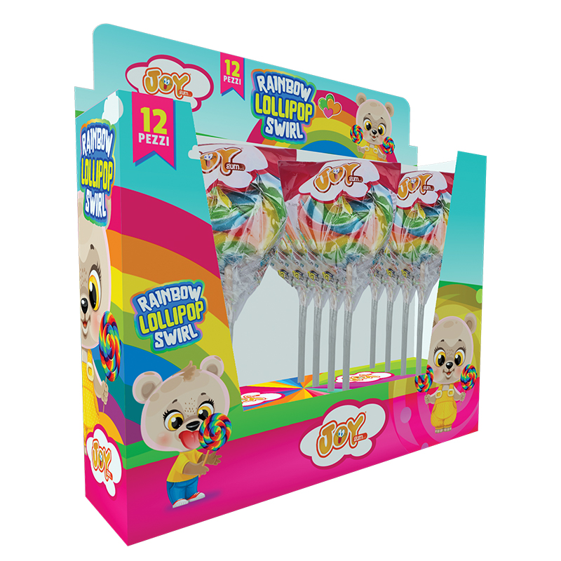 LOLLIPOP SPIRALE RAINBOW 100g