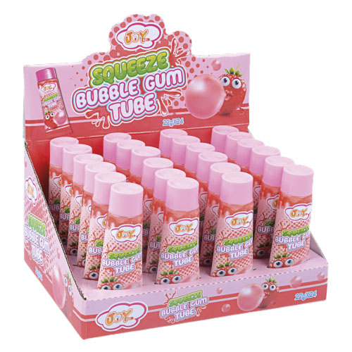 SQUEEZE BUBBLE GUM TUBE